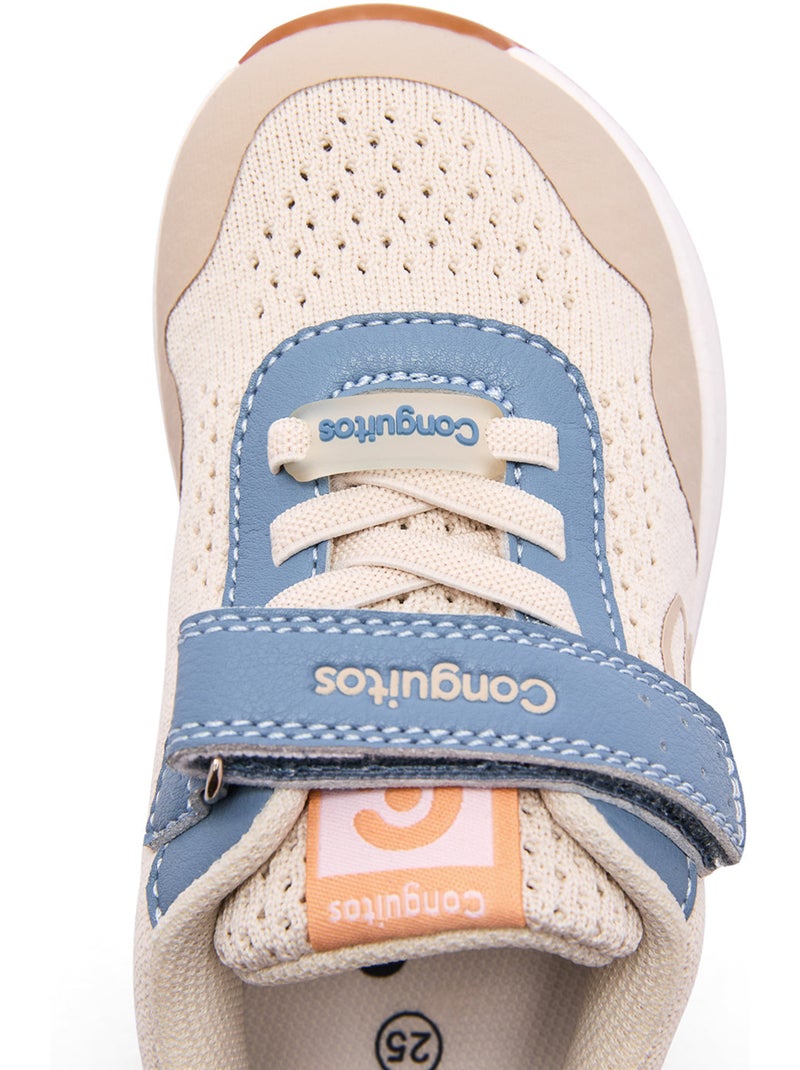 Baskets conguitos barefoot goflex luces Beige - Kiabi