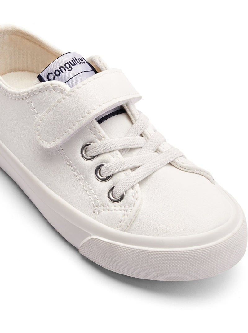 Baskets conguitos básicas bajas Blanc - Kiabi
