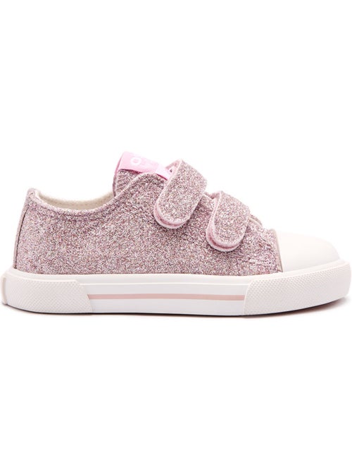 Baskets conguitos canvas glitter - Kiabi