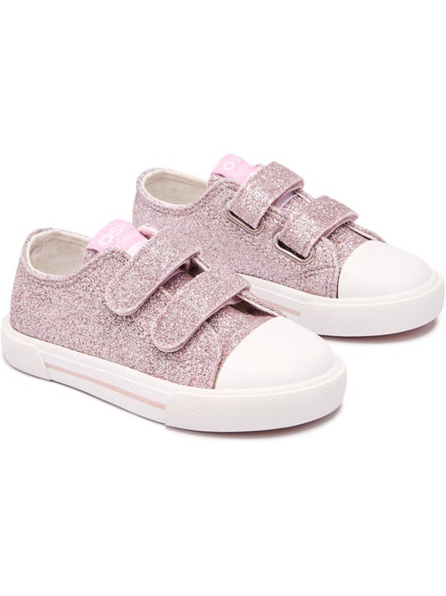 Baskets conguitos canvas glitter - Kiabi