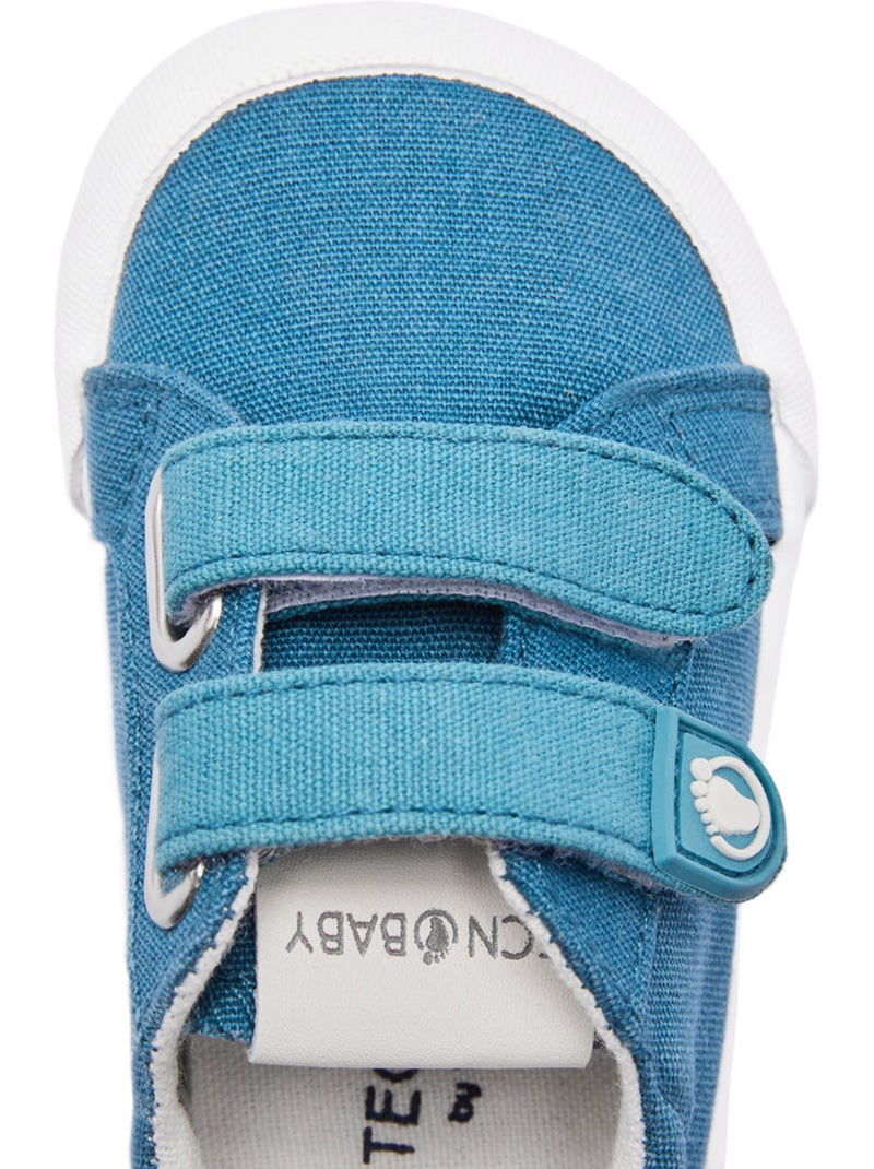Baskets conguitos canvas respetuosa Bleu roi - Kiabi