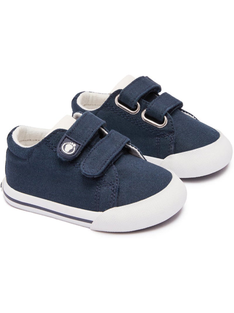 Baskets conguitos canvas respetuosas Bleu marine - Kiabi