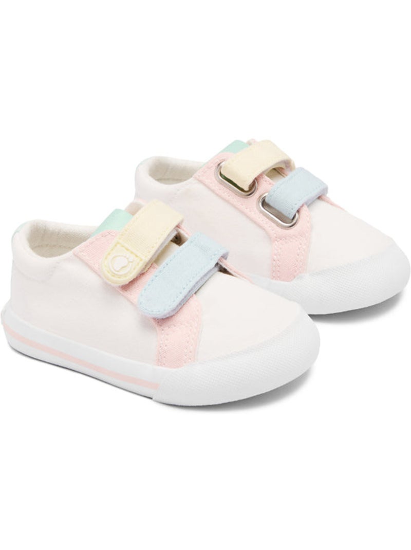 Baskets conguitos canvas respetuosas Multicolore - Kiabi