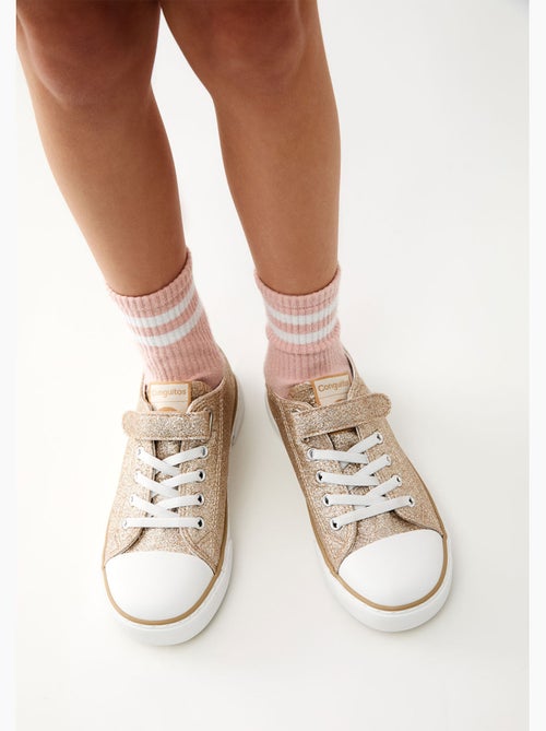 Baskets conguitos glitter canvas - Kiabi Baskets conguitos glitter canvas - Kiabi