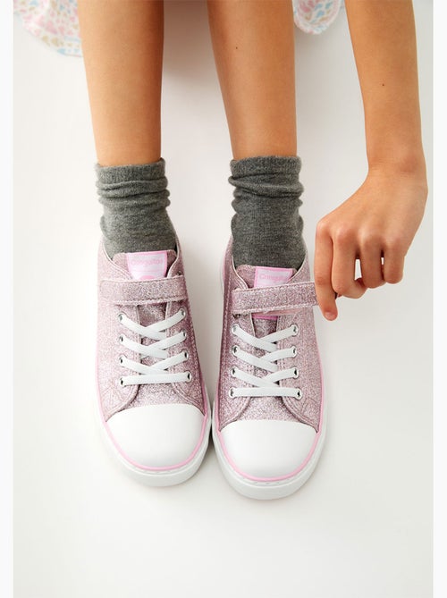 Baskets conguitos glitter canvas - Kiabi Baskets conguitos glitter canvas - Kiabi