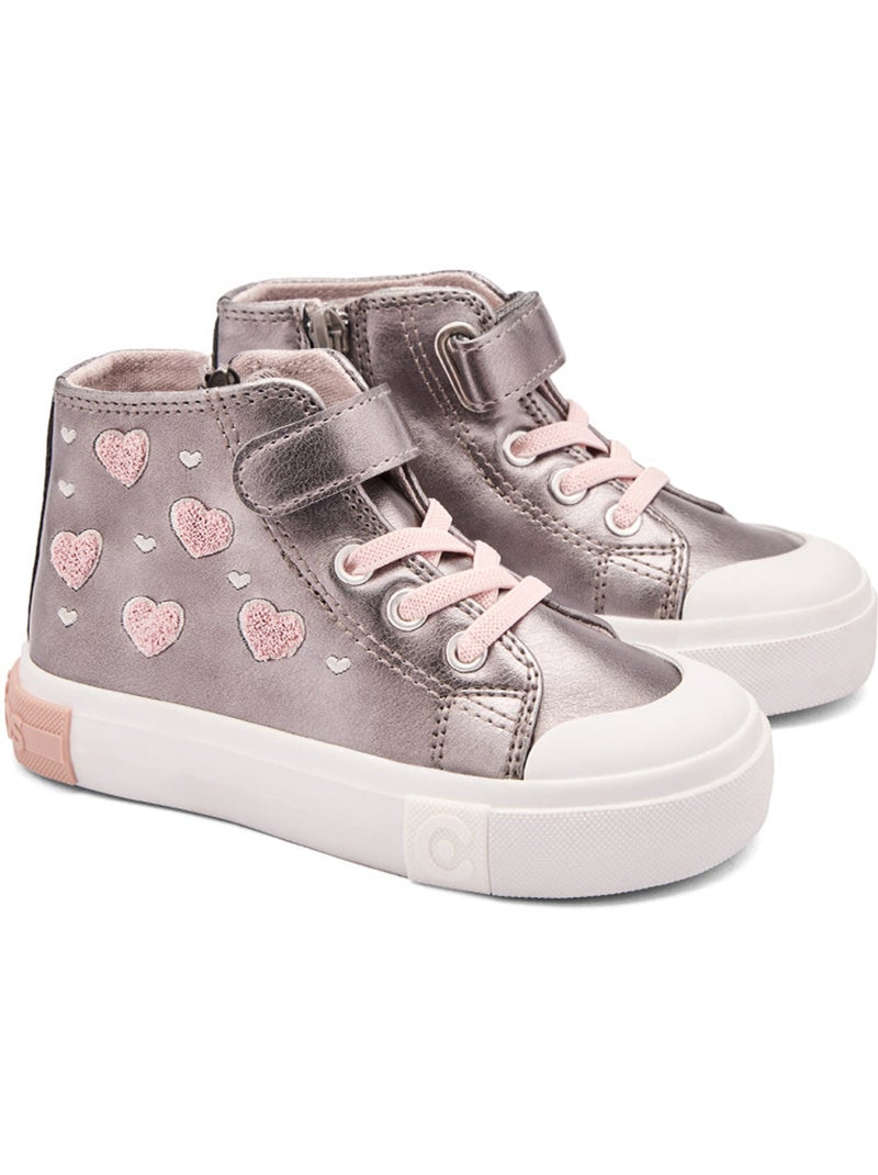 Baskets conguitos heart Gris Gris - Kiabi
