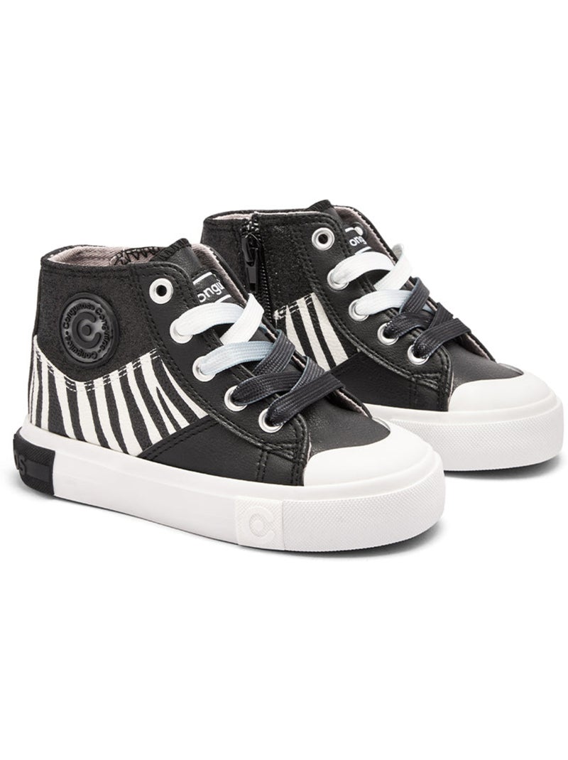 Baskets conguitos high altas Noir Noir - Kiabi