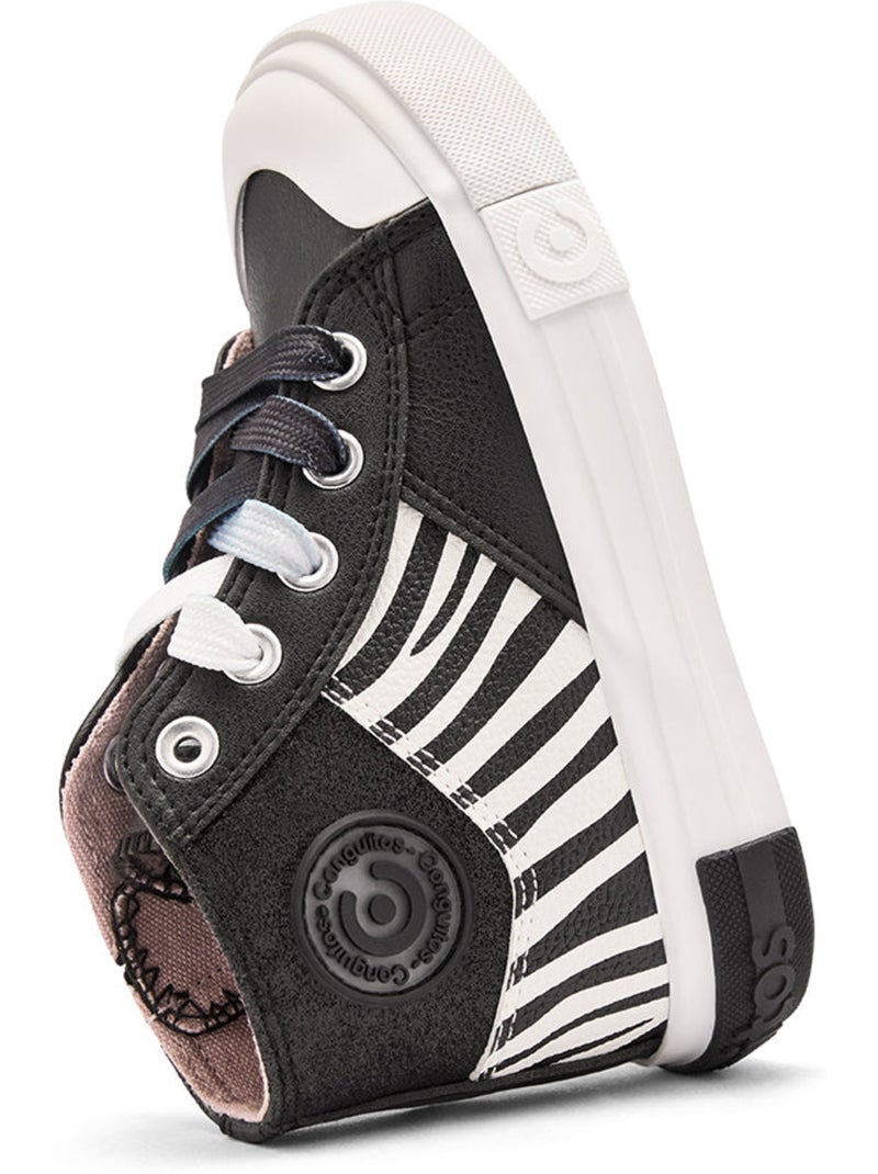 Baskets conguitos high altas Noir Noir - Kiabi