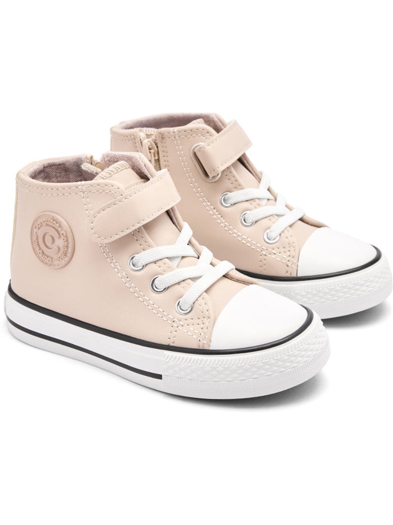 Baskets Conguitos High Beige - Kiabi