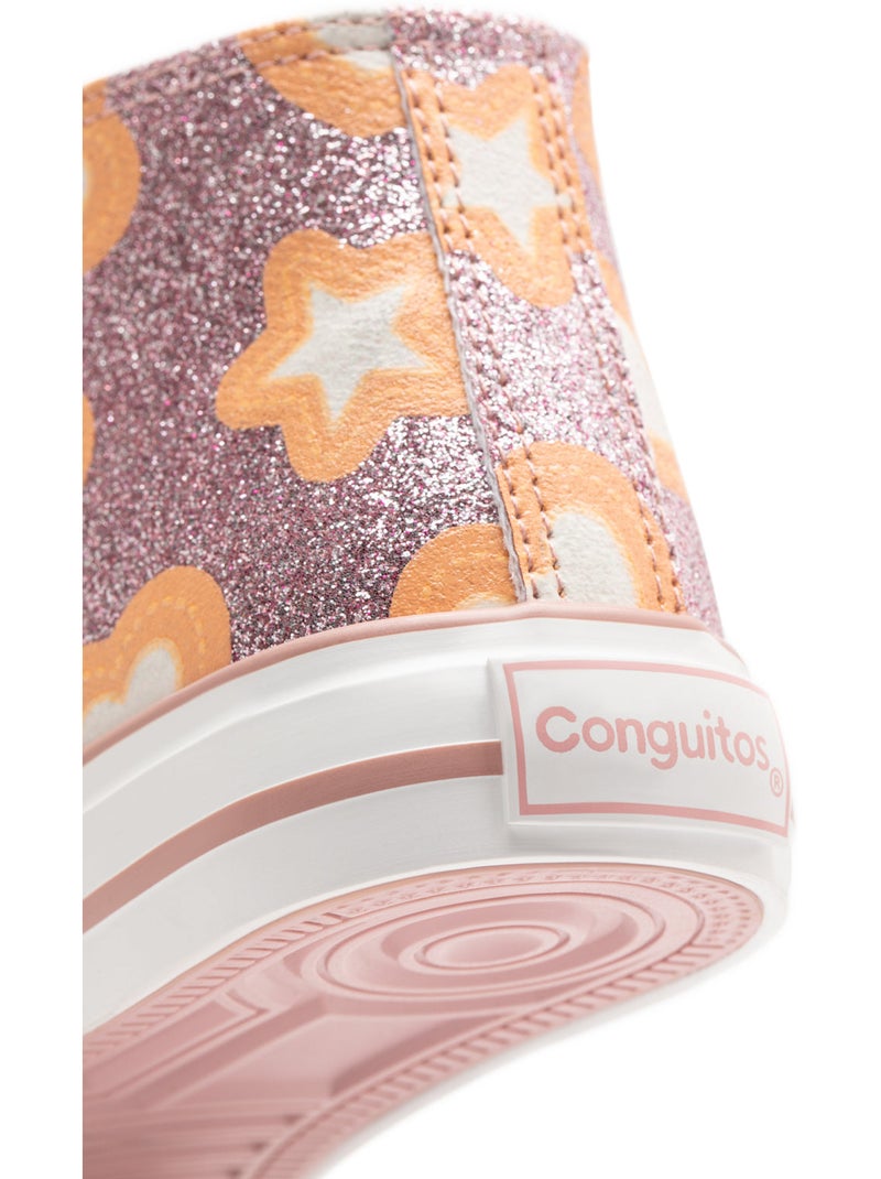 Baskets conguitos high Rose - Kiabi