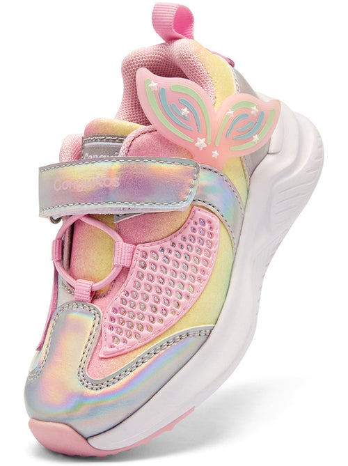Baskets Conguitos Luces Sirena Pink - Kiabi Baskets Conguitos Luces Sirena Pink - Kiabi