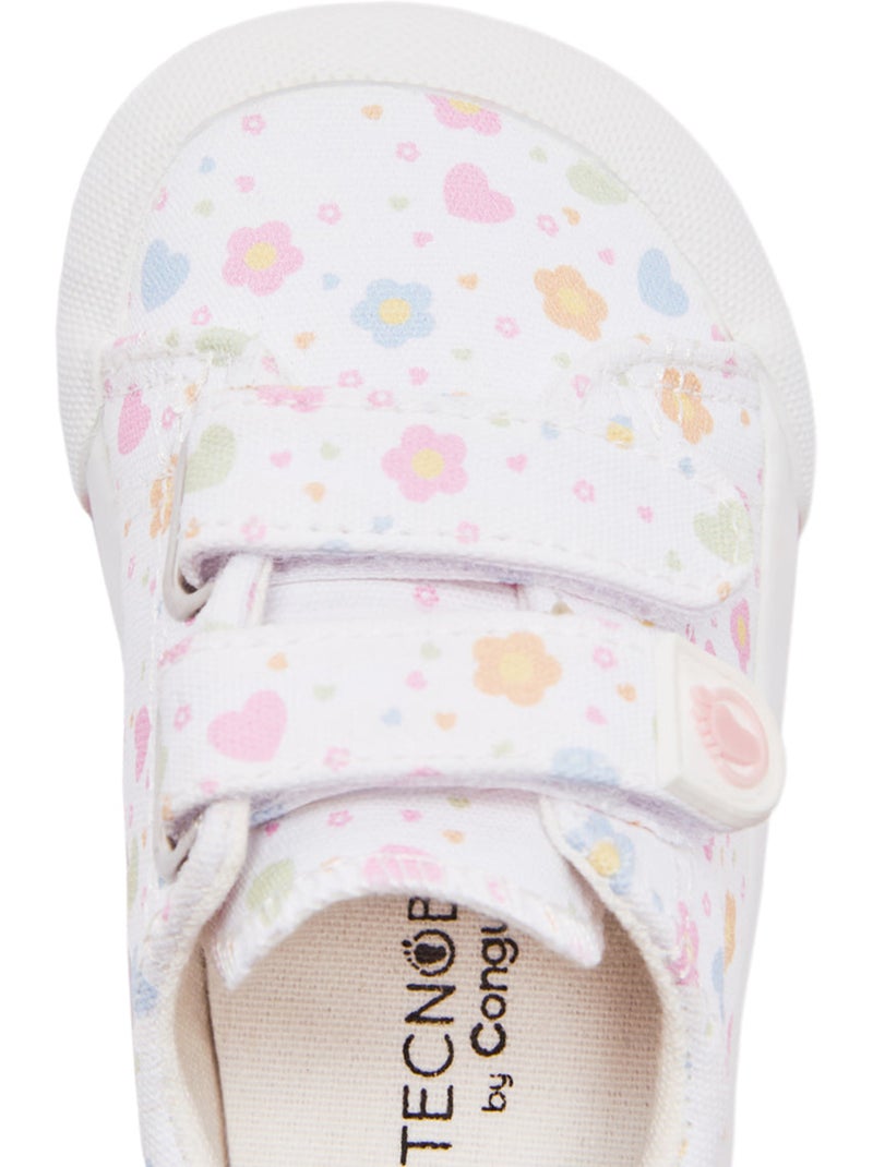 Baskets conguitos multi-heart respectful Blanc - Kiabi