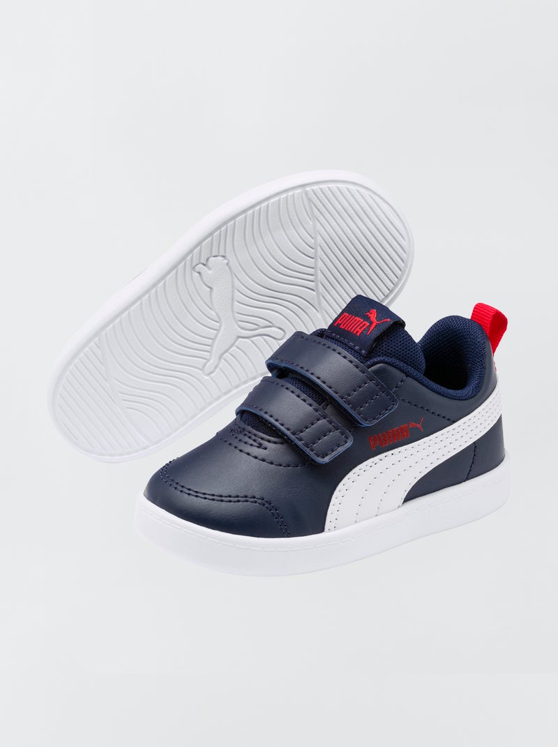 Baskets courtflex tricolore 'Puma' Bleu - Kiabi