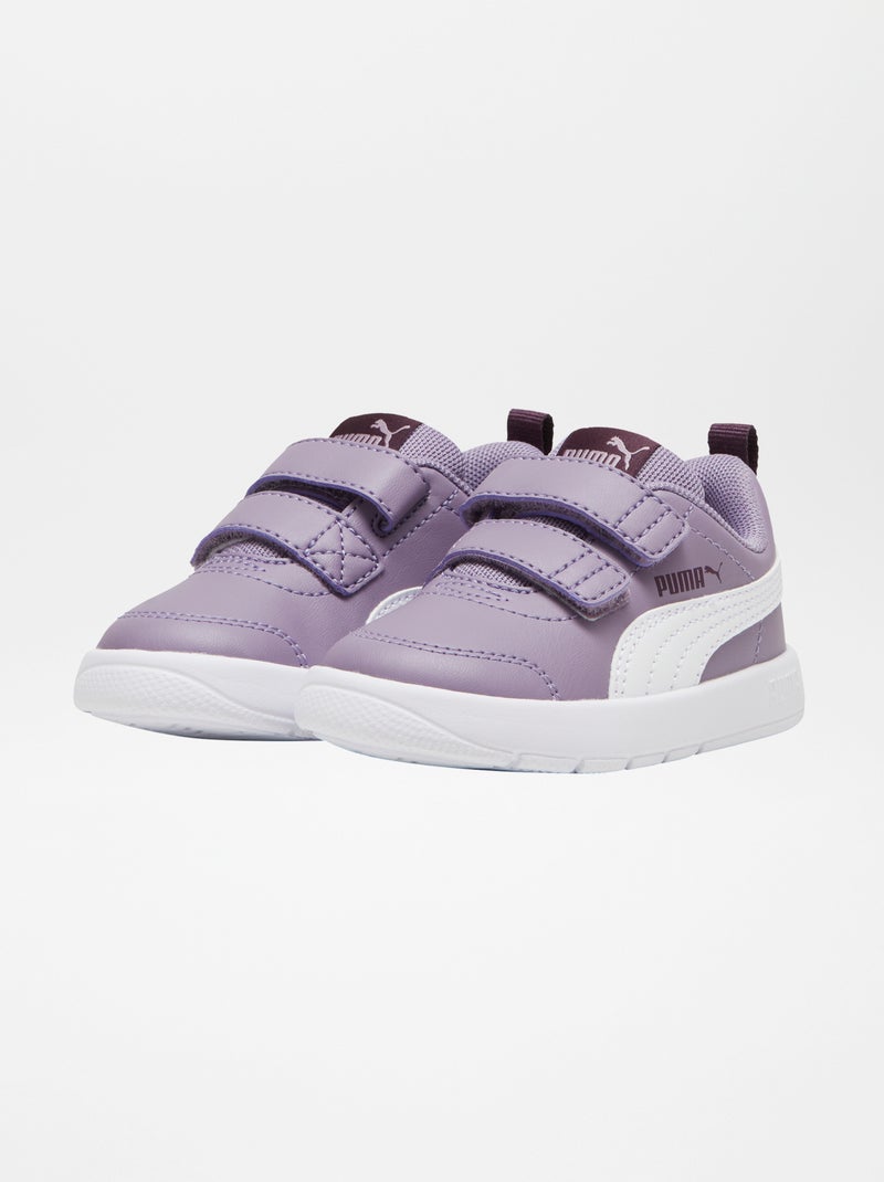 Baskets 'Courtflex V3' 'Puma' Mauve - Kiabi