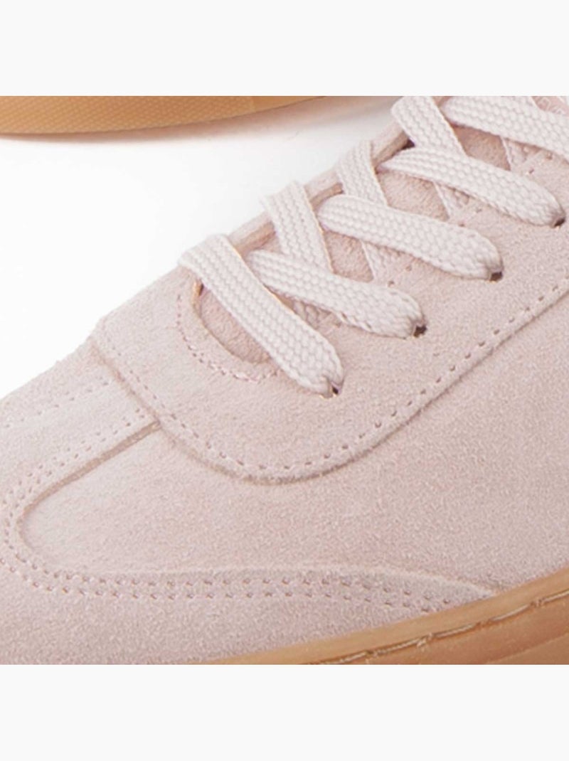 Baskets cuir naturel montevita Beige - Kiabi