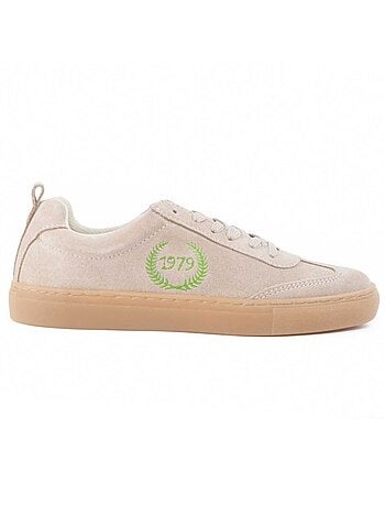 Baskets Cuir Naturel Montevita