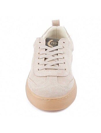 Baskets Cuir Naturel Montevita