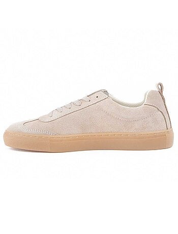 Baskets Cuir Naturel Montevita
