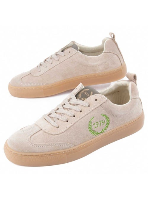 Baskets Cuir Naturel Montevita - Kiabi Baskets Cuir Naturel Montevita - Kiabi