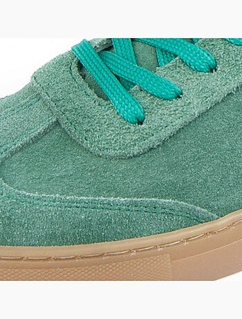 Baskets cuir naturel montevita
