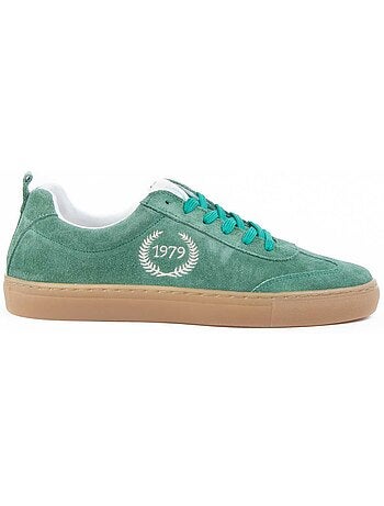 Baskets cuir naturel montevita