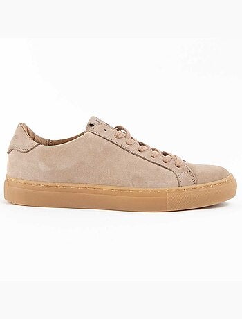 Baskets Cuir Naturel Purapiel