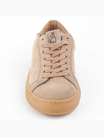 Baskets Cuir Naturel Purapiel