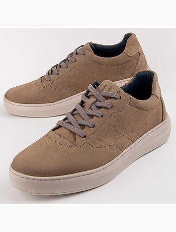 Baskets Cuir Naturel Purapiel