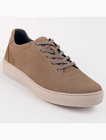 Baskets Cuir Naturel Purapiel