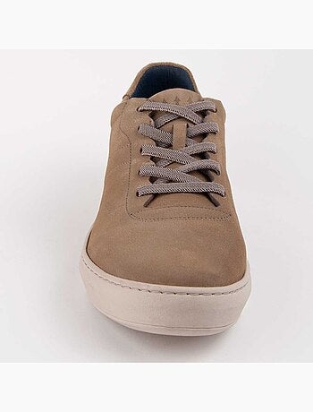 Baskets Cuir Naturel Purapiel