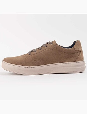 Baskets Cuir Naturel Purapiel