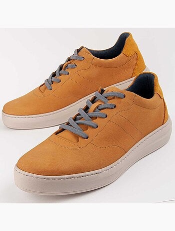Baskets Cuir Naturel Purapiel