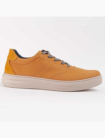 Baskets Cuir Naturel Purapiel