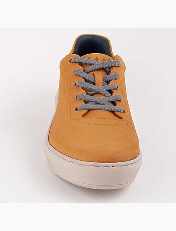 Baskets Cuir Naturel Purapiel