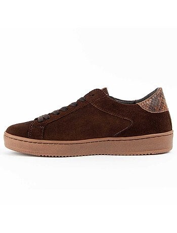Baskets Cuir Naturel Purapiel