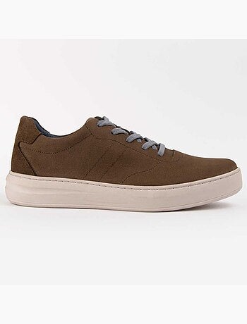 Baskets Cuir Naturel Purapiel