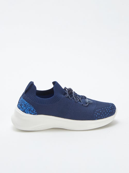 Baskets de running avec lacets élastiques - Kiabi