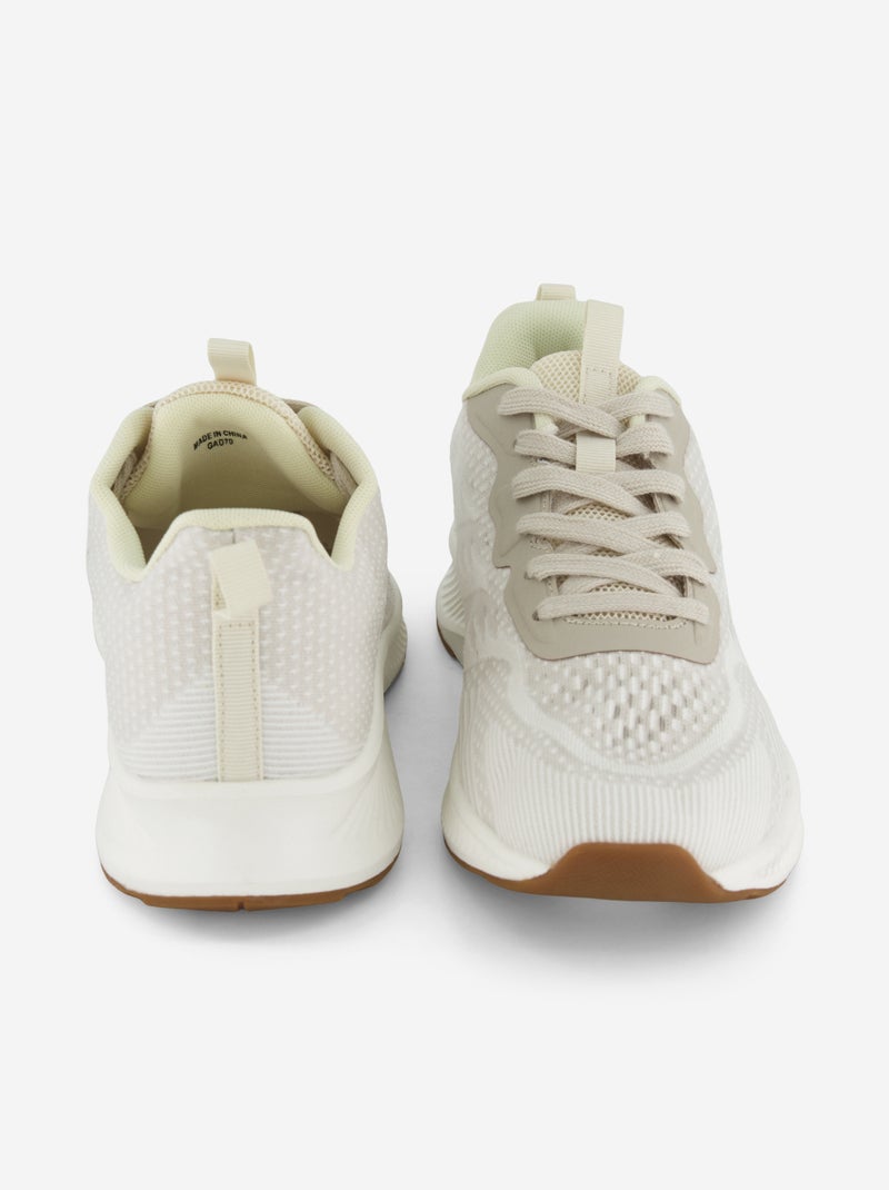 Baskets de running Blanc - Kiabi