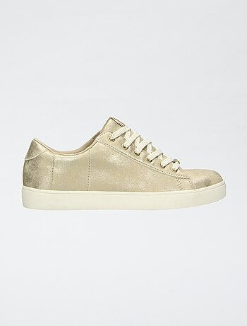 Baskets de ville dorés