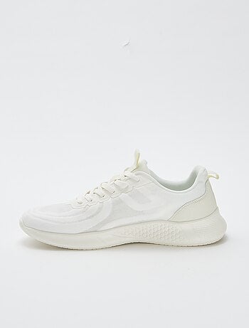 Baskets en mesh typer running à lacets