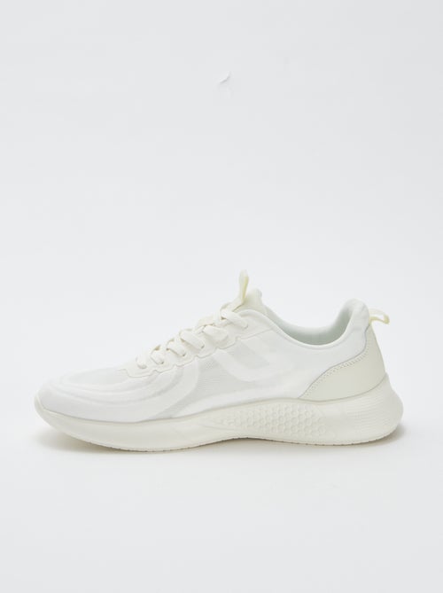 Baskets en mesh typer running à lacets - Kiabi