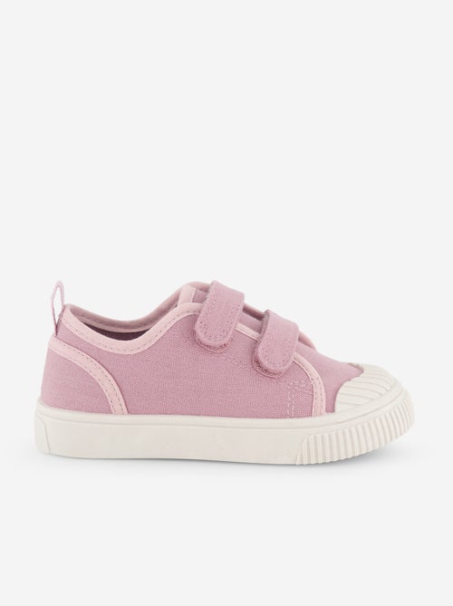 Baskets en toile imprimé damiers - Kiabi