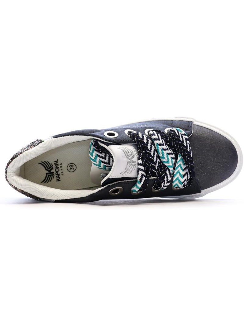 Baskets femme kaporal Bleu marine - Kiabi
