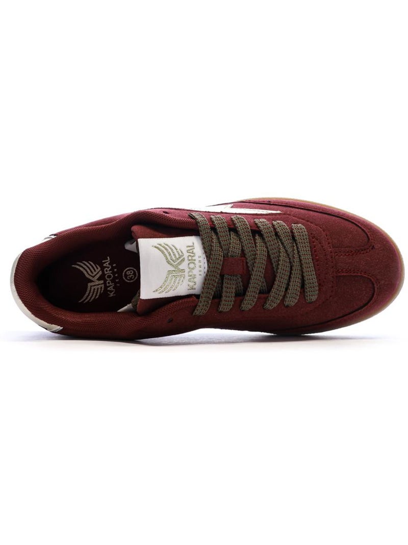 Baskets femme kaporal Bordeaux - Kiabi