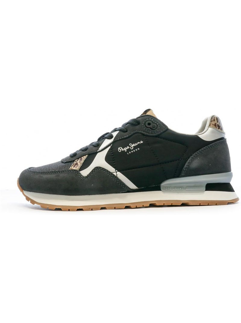 Baskets femme pepe jeans Noir - Kiabi