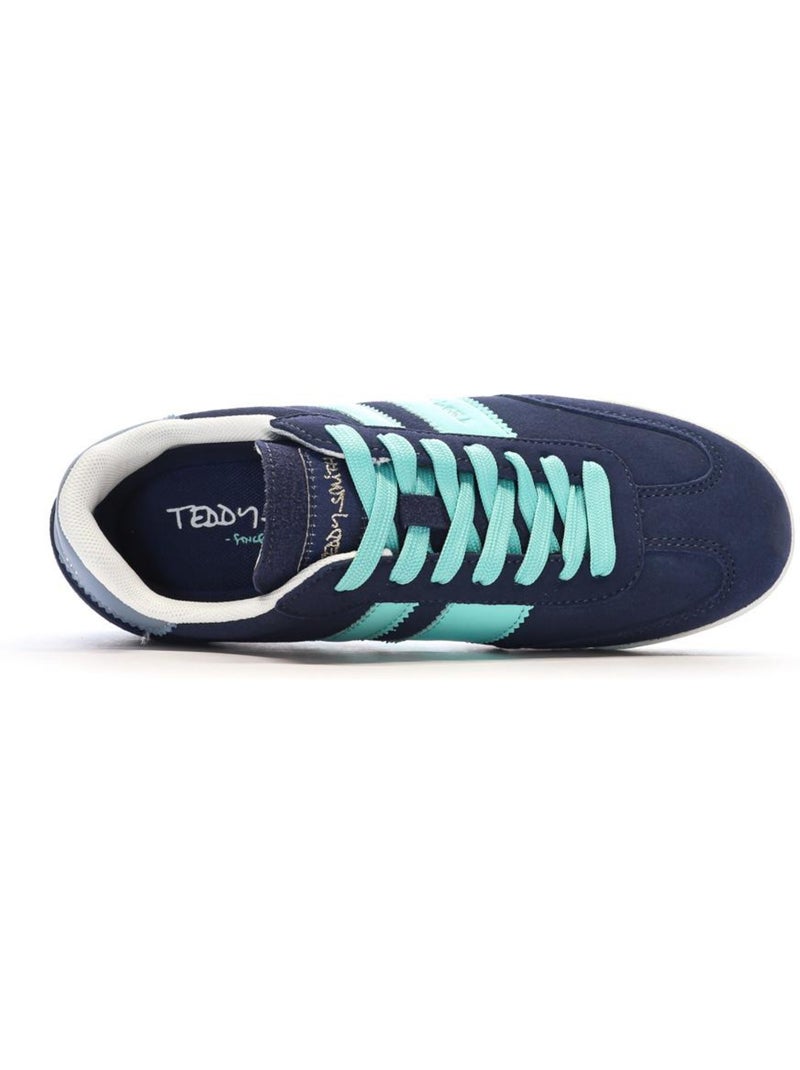 Baskets Femme Teddy Smith Bleu marine/Turquoise - Kiabi
