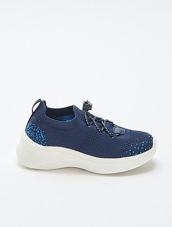 Baskets flyknit ajustables avec stopper