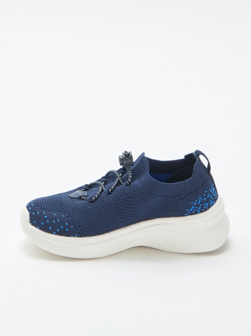 Baskets flyknit ajustables avec stopper - Kiabi