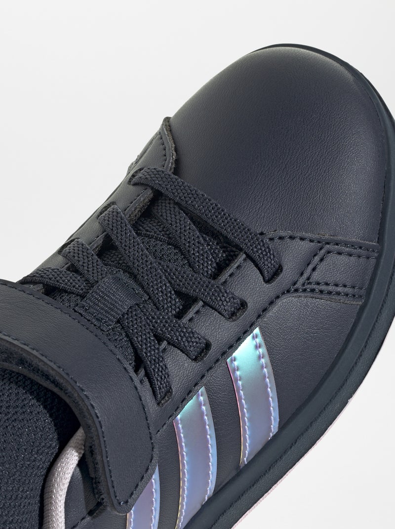Baskets 'Grand Court' holographique 'adidas' Noir - Kiabi