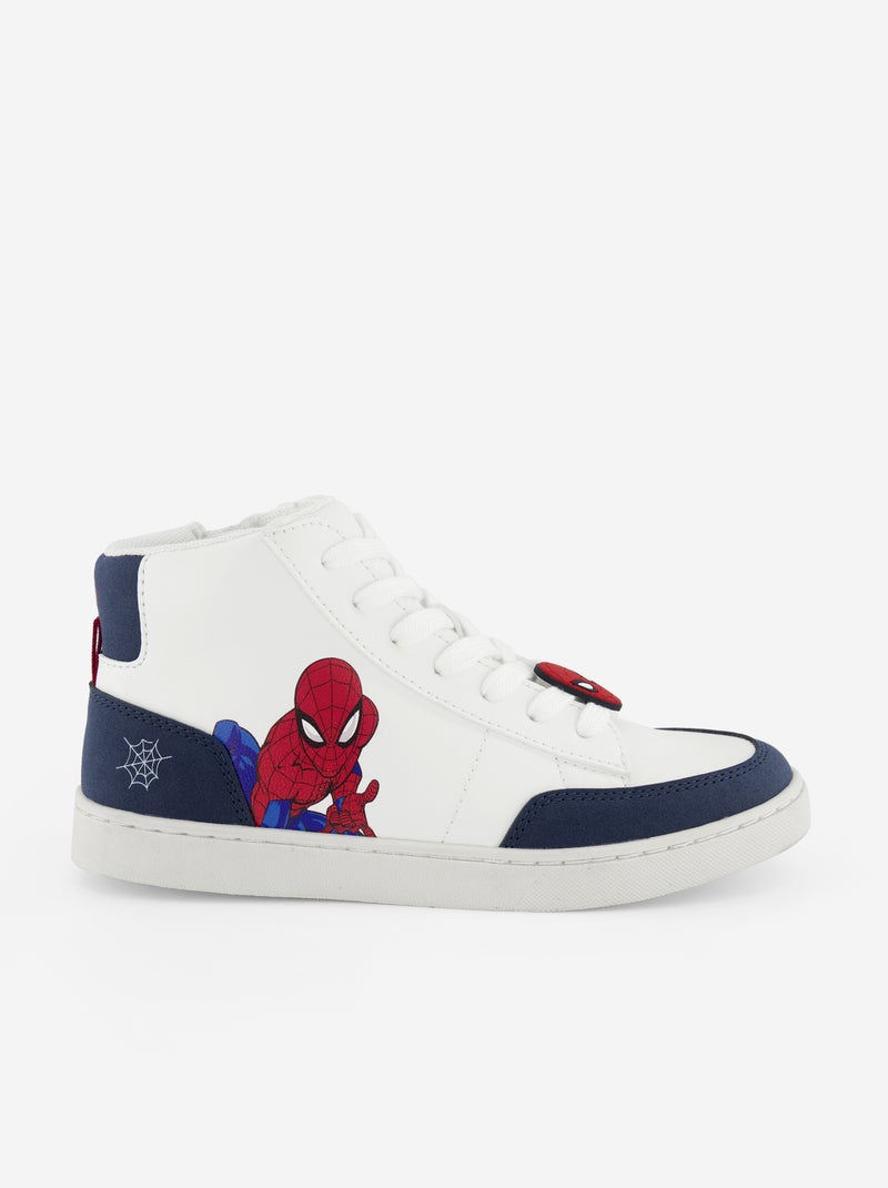 Baskets hautes 'Marvel' 'Spider-man' Rouge - Kiabi
